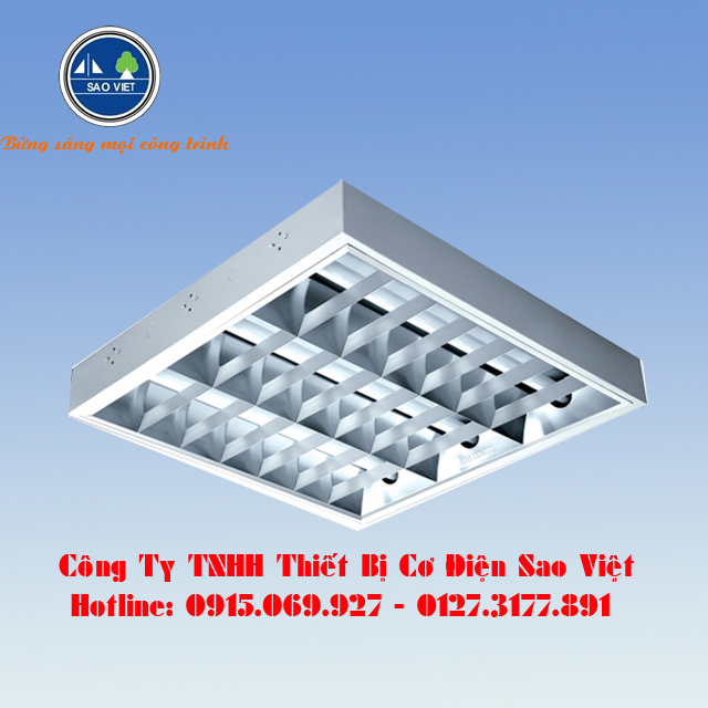 Đèn huỳnh quang 3x18W lắp nổi
